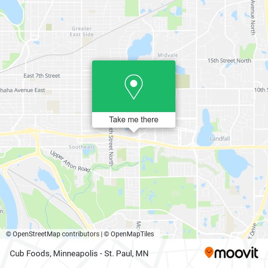 Cub Foods map