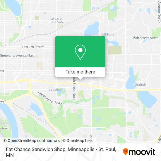 Mapa de Fat Chance Sandwich Shop