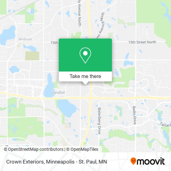 Crown Exteriors map