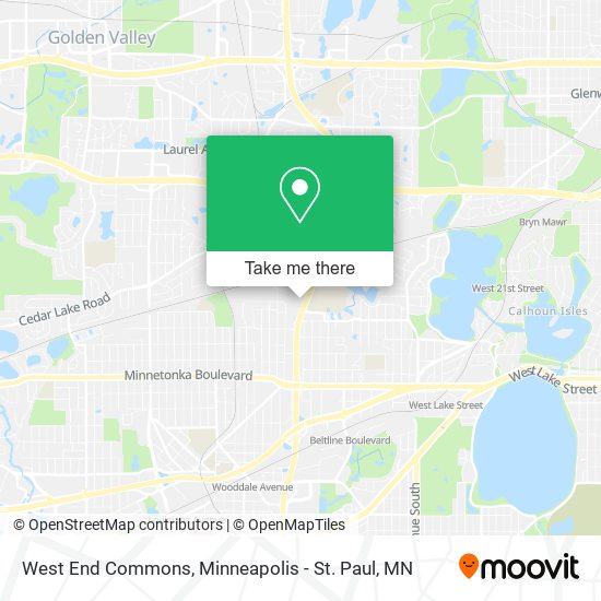 Mapa de West End Commons