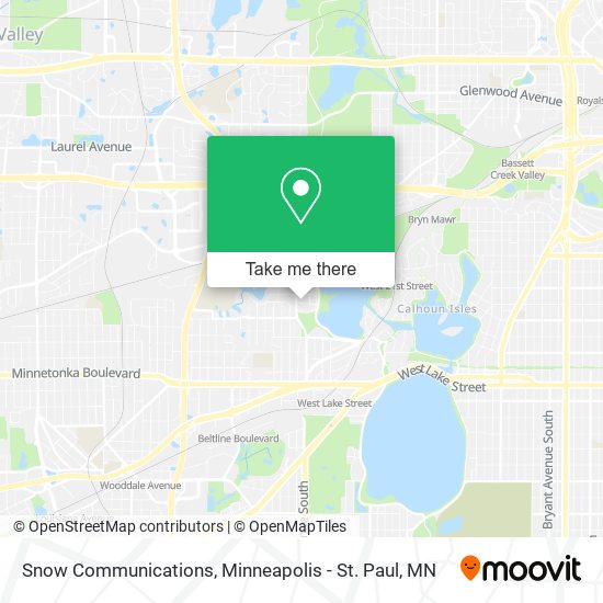 Mapa de Snow Communications