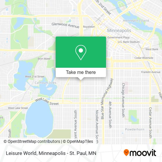 Leisure World map
