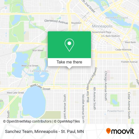 Mapa de Sanchez Team