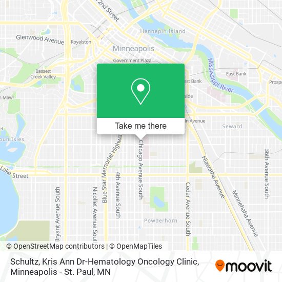 Schultz, Kris Ann Dr-Hematology Oncology Clinic map