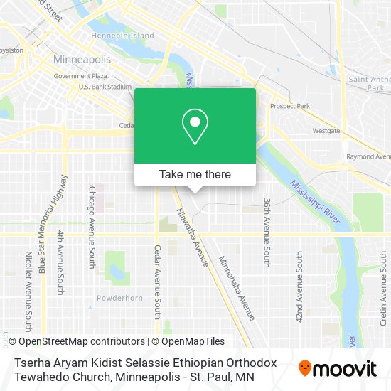 Tserha Aryam Kidist Selassie Ethiopian Orthodox Tewahedo Church map