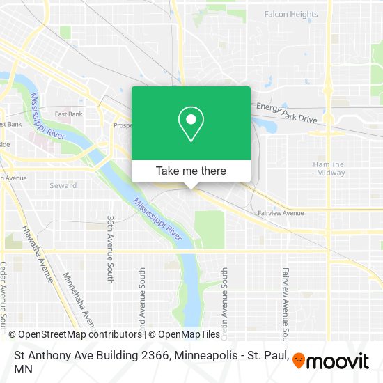 Mapa de St Anthony Ave Building 2366
