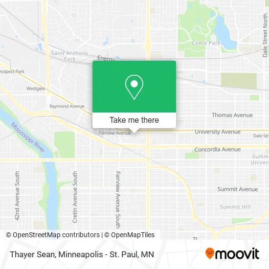 Thayer Sean map