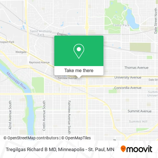 Tregilgas Richard B MD map