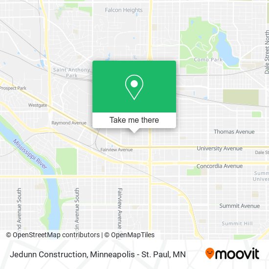 Jedunn Construction map