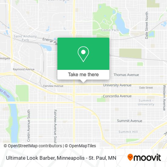 Ultimate Look Barber map