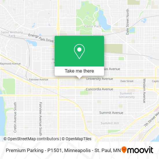 Mapa de Premium Parking - P1501