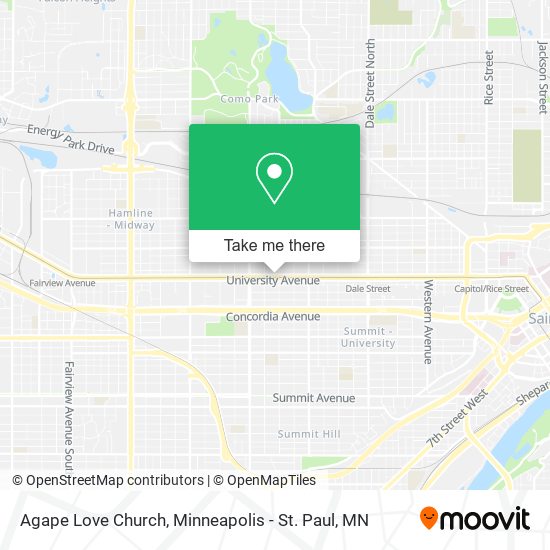 Mapa de Agape Love Church