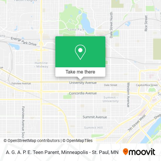 Mapa de A. G. A. P. E. Teen Parent