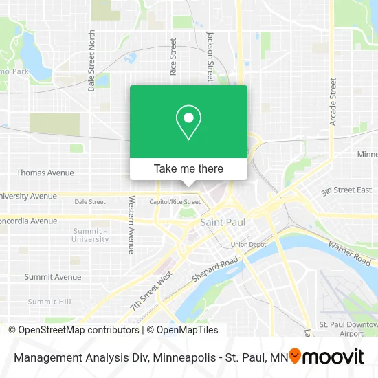 Management Analysis Div map