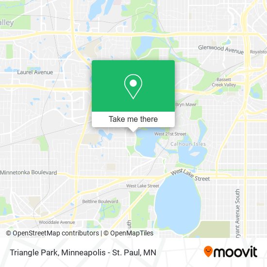Triangle Park map