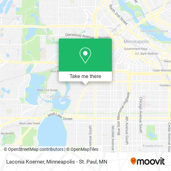 Laconia Koerner map