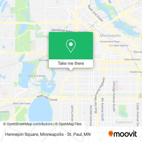 Mapa de Hennepin Square