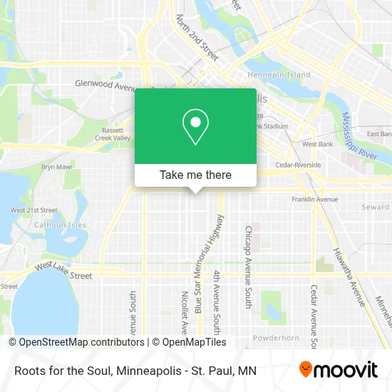 Roots for the Soul map