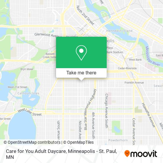 Care for You Adult Daycare map