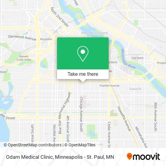 Odam Medical Clinic map