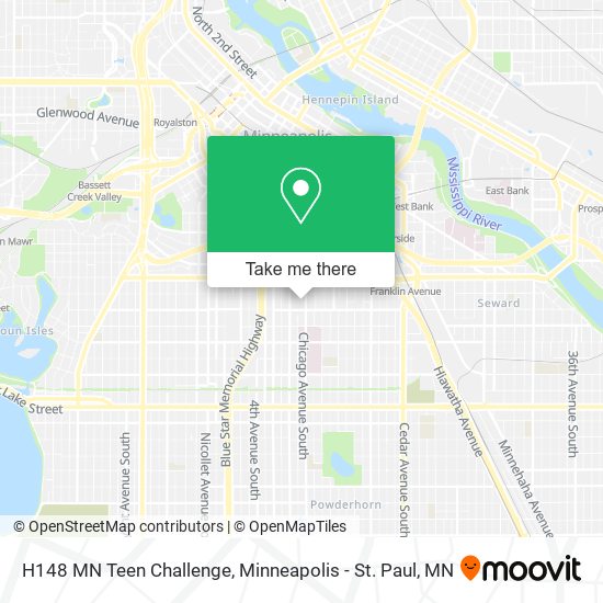 H148 MN Teen Challenge map