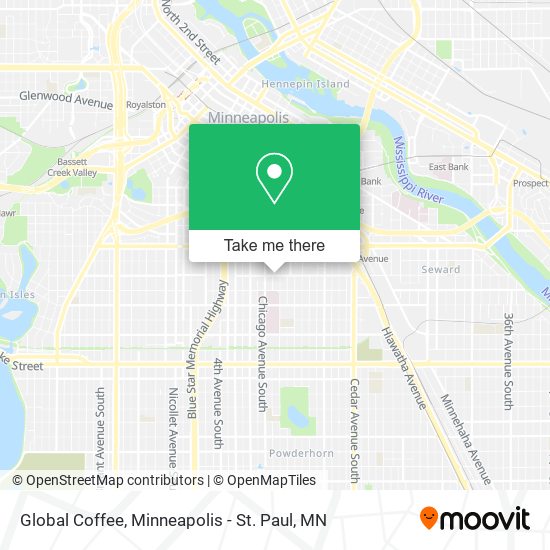 Global Coffee map