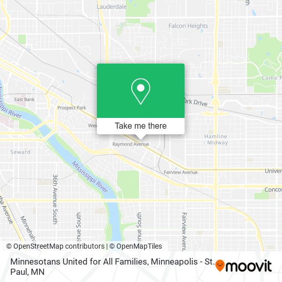 Mapa de Minnesotans United for All Families