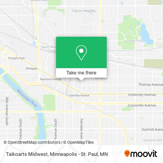 Taikoarts Midwest map