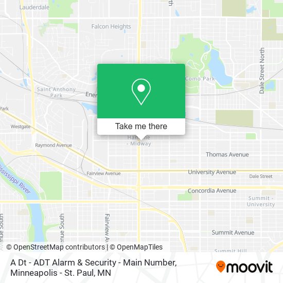 Mapa de A Dt - ADT Alarm & Security - Main Number
