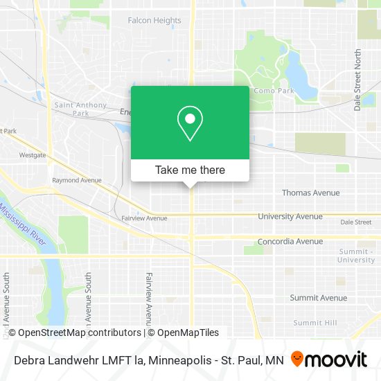 Debra Landwehr LMFT la map