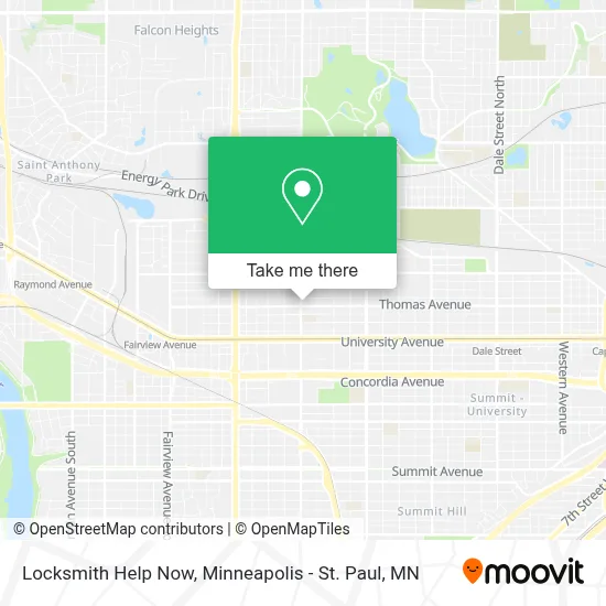 Locksmith Help Now map