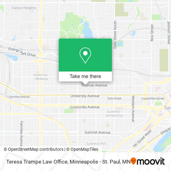 Teresa Trampe Law Office map