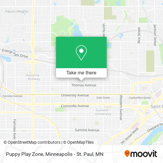 Puppy Play Zone map