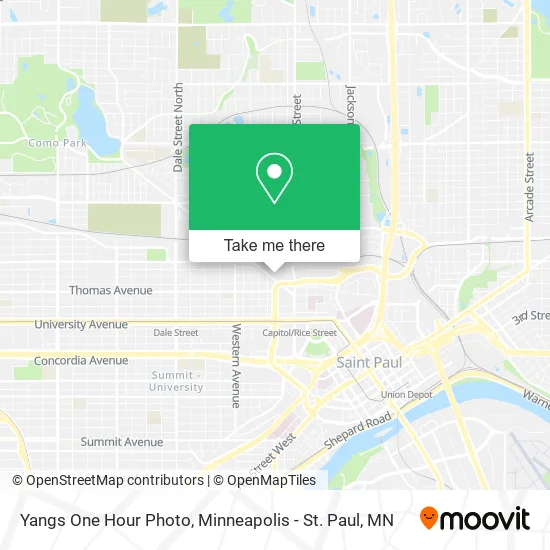 Yangs One Hour Photo map