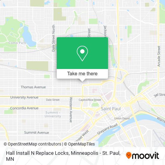 Hall Install N Replace Locks map