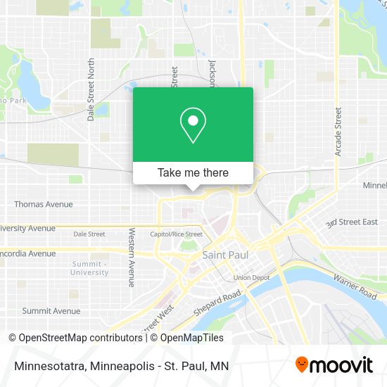 Mapa de Minnesotatra