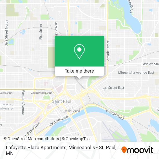 Mapa de Lafayette Plaza Apartments