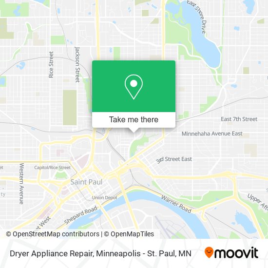 Mapa de Dryer Appliance Repair