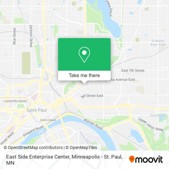 Mapa de East Side Enterprise Center