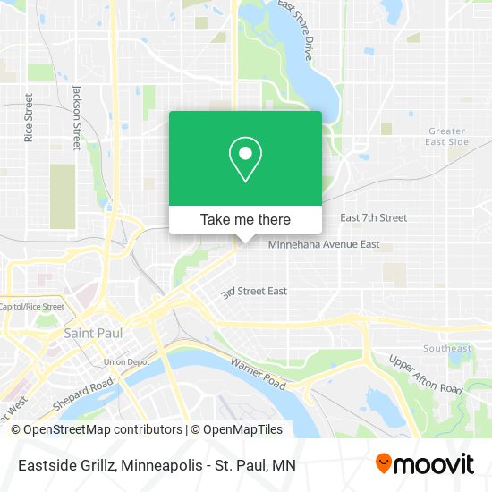 Mapa de Eastside Grillz