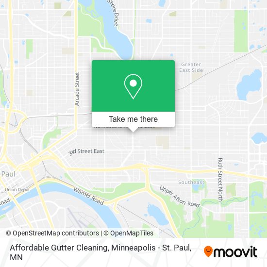 Affordable Gutter Cleaning map