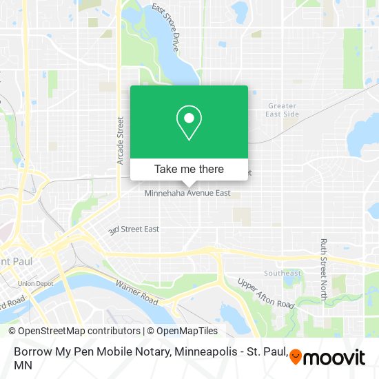 Borrow My Pen Mobile Notary map