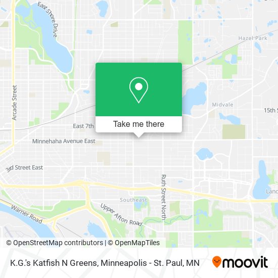 Mapa de K.G.'s Katfish N Greens