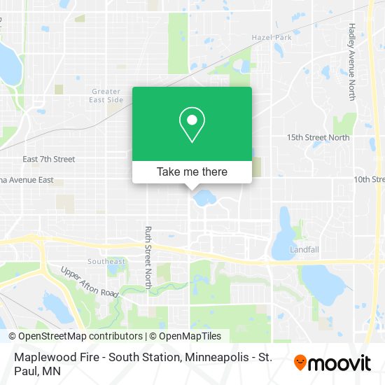 Mapa de Maplewood Fire - South Station