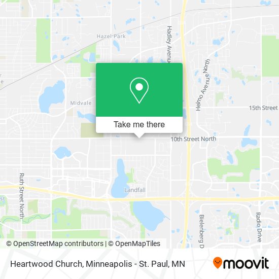 Mapa de Heartwood Church