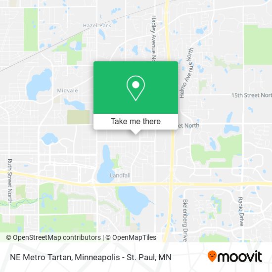 NE Metro Tartan map