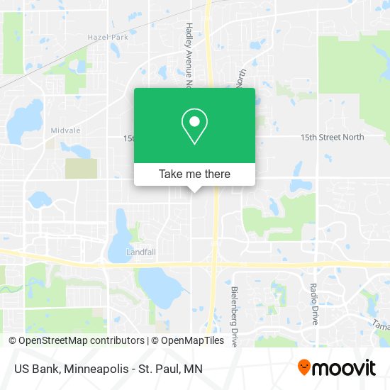 Mapa de US Bank