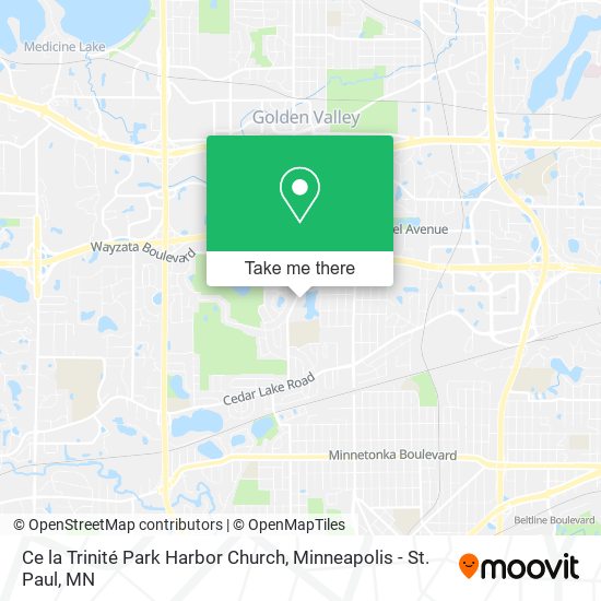 Ce la Trinité Park Harbor Church map
