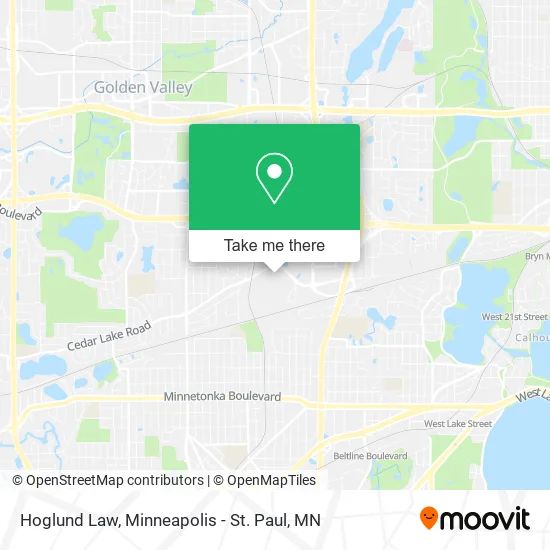 Hoglund Law map