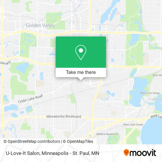 U-Love-It Salon map